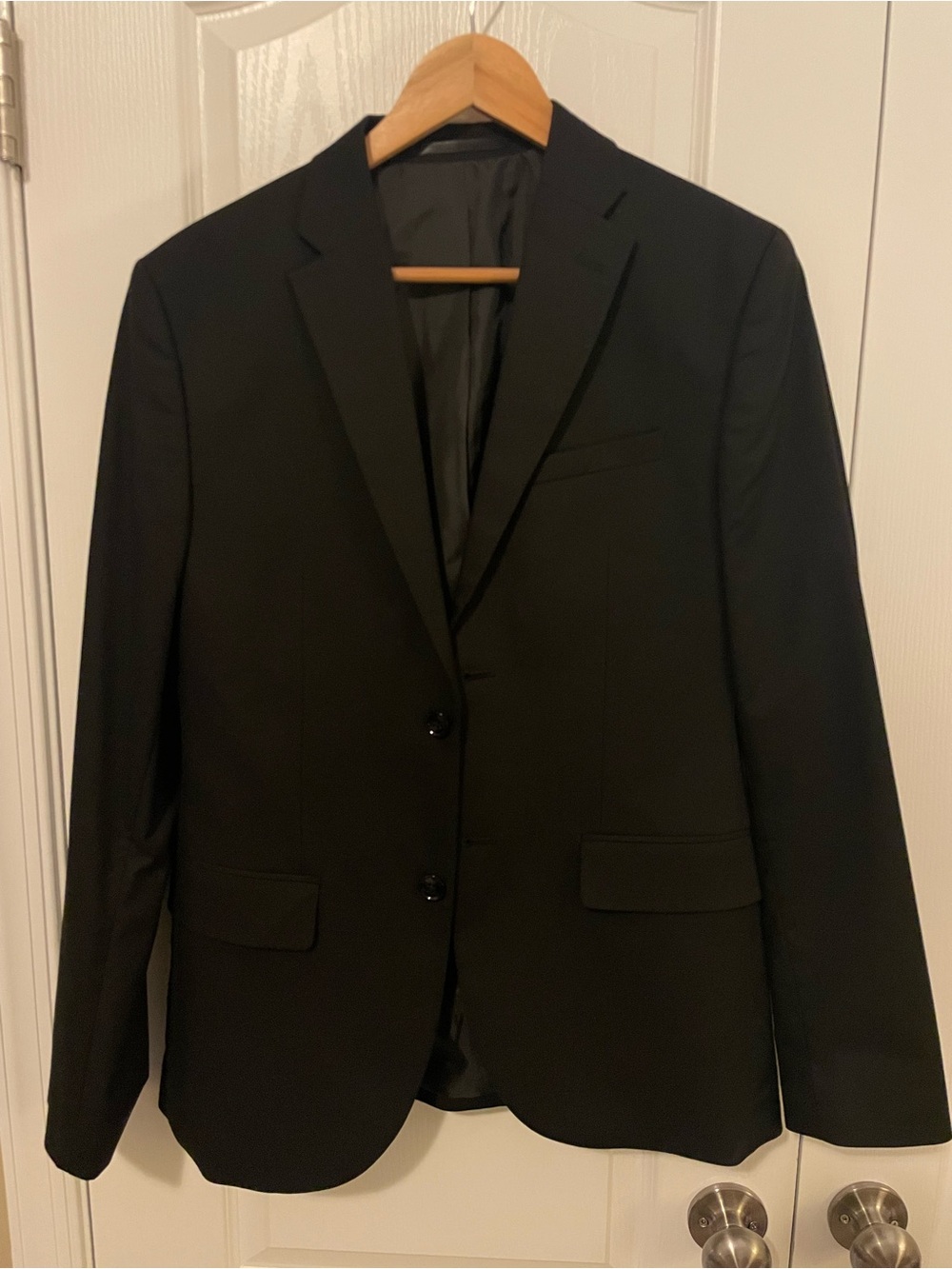 Men's Black Skinny Suit Jacket